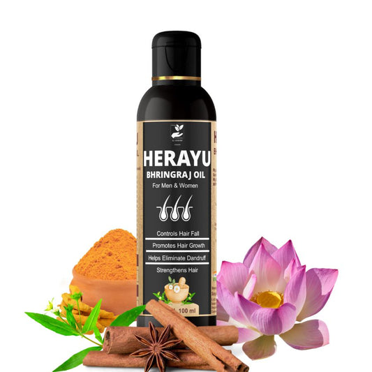 Songara Herayu Bhringraj Oil Classic (100 ml) for Hair Fall and Hair Growth - Oil