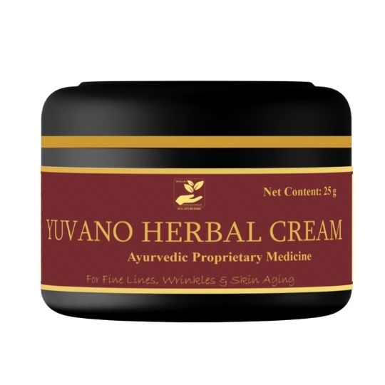 Yuvano Herbal Cream | Ayurvedic Anti Aging Cream for collagen boost, skin firming, fine lines, wrinkles for men & women (1 unit)