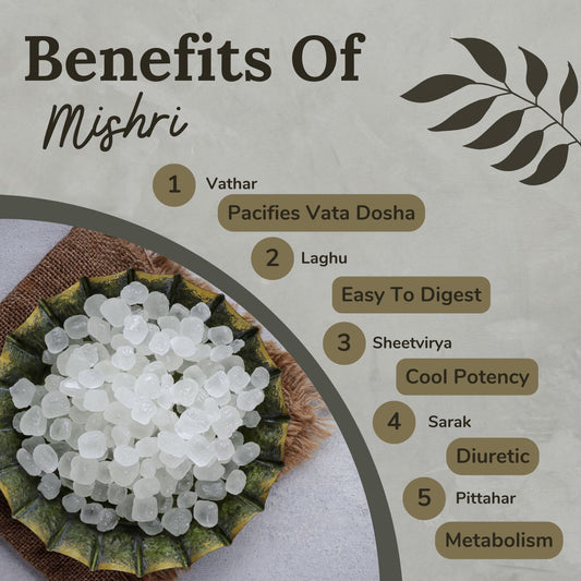 Songara Mishri Powder: (Candy sugar) Natural Sweetener Throat Soother Rich in Minerals Balancing Properties Digestive