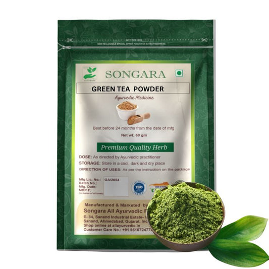 Green Tea Powder:Camellia sinensis | Ayurvedic Pure herbs - Powder