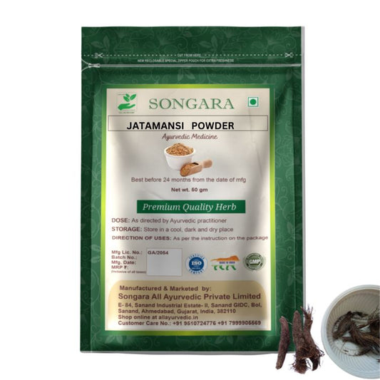 Jatamansi Powder:Nardostachys jatamansi | Ayurvedic Pure Herb - Powder