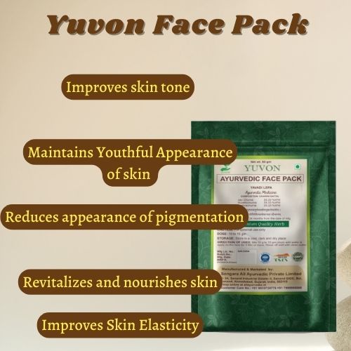 Songara Ayurvedic Face Care Combo: Yuvon Face Pack (1 unit) & Ayurvedic Face Wash (100 ml) for Healthy Glowing Radiant
