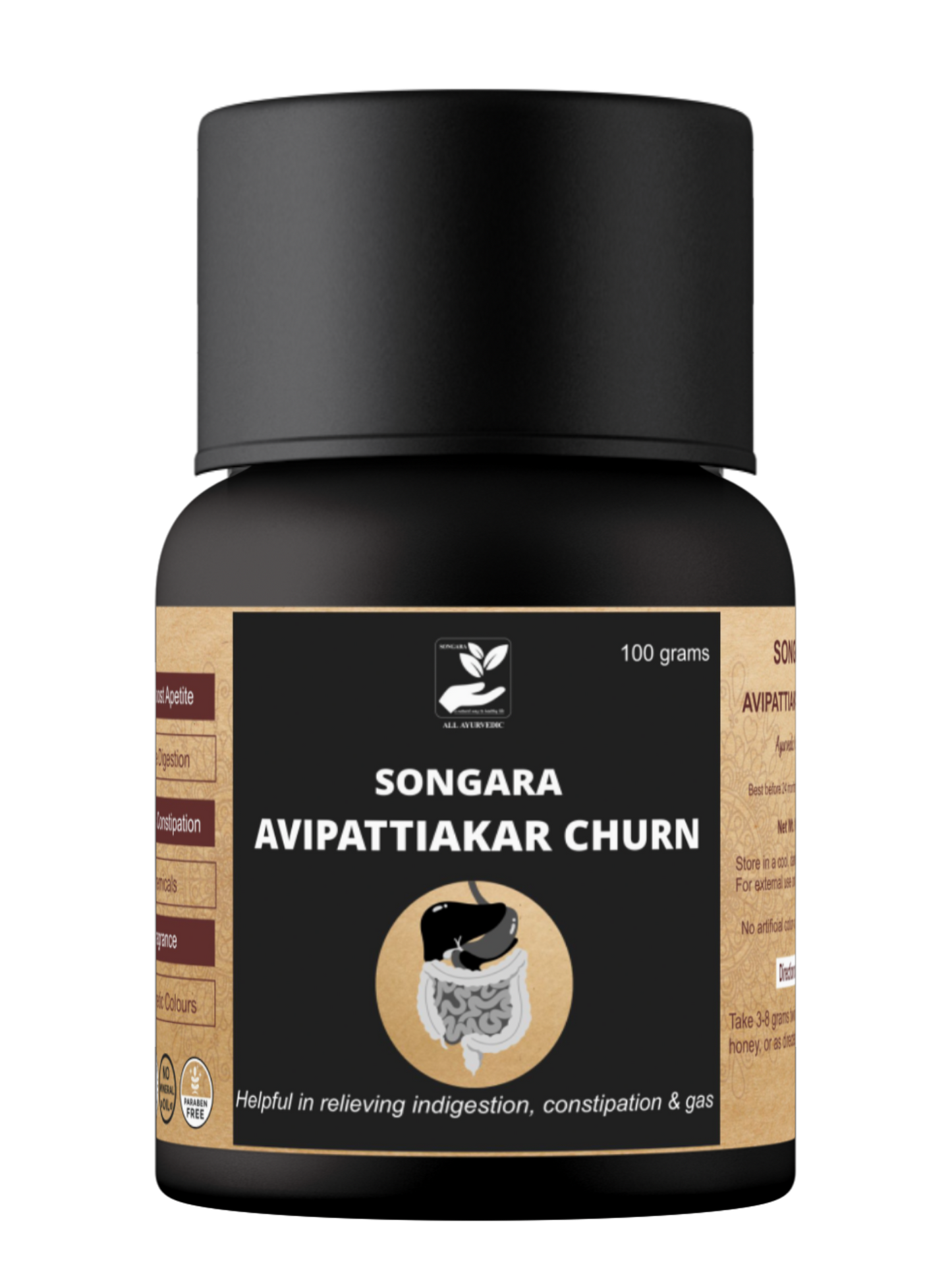 Songara Avipattikar Churna for Indigestion Constipation and Gas
